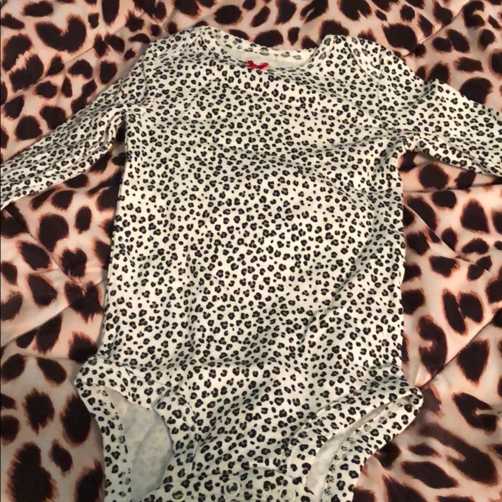 Long sleeve animal pink onesie
